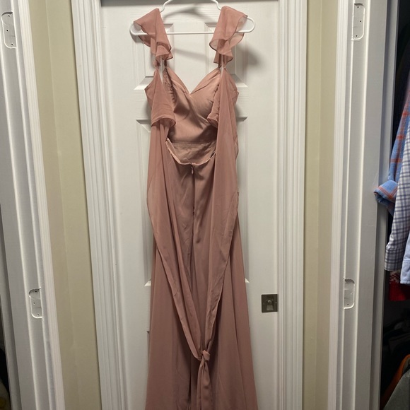 Azazie Everett in Dusty Rose - Size A2 - Picture 4 of 5